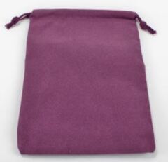 Suedecloth Dice Bag Large Purple
